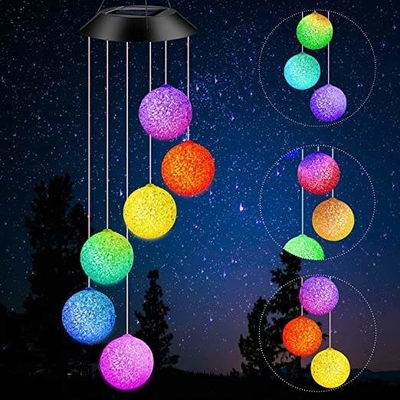 Bluetooth Gift Solar Led Ball Wind Chime Mother Decoration Battery Power