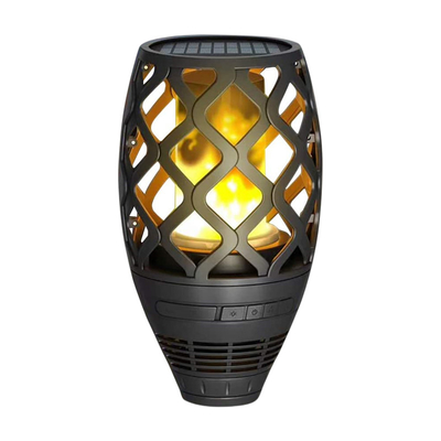 Indoor And Outdoor Solar Powered Speaker LED Light With TWS Speaker IP65