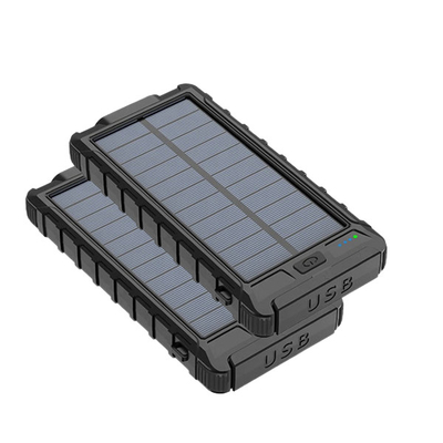 Outdoor 10000mAh  Solar Panel Charger Bank 280g Quick Charge Support