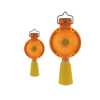 Construction Solar Powered Barricade Lights 0.36kg / Traffic Warning Lights
