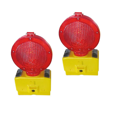 Ce Traffic Cone Solar Powered Flashing Yellow Light For Warning