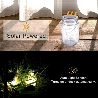 Decorative Power Firefly Decorative Outdoor Garden Christmas Hanging LED Solar Fairy Lights