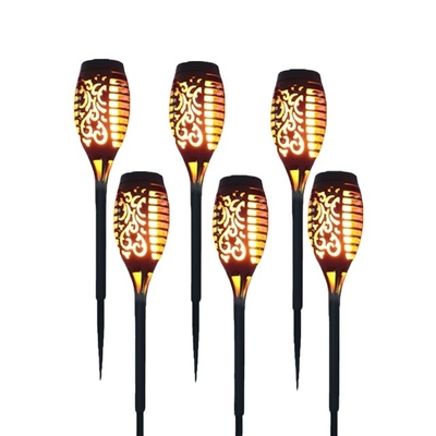 12LED 33LED Solar Flame Flashlight Outdoor Flashing Waterproof Solar LED Light