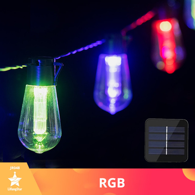 LED Outdoor String Lights With Shatterproof Bulbs Garden Hanging Backyard Lights