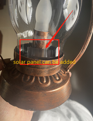 Waterproof IPX6 Solar LED Garden Lights Camping Hanging Oil Lamp