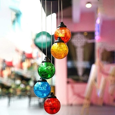 RGB Emitting Color Solar LED Garden Lights Portable Outdoor Decoration