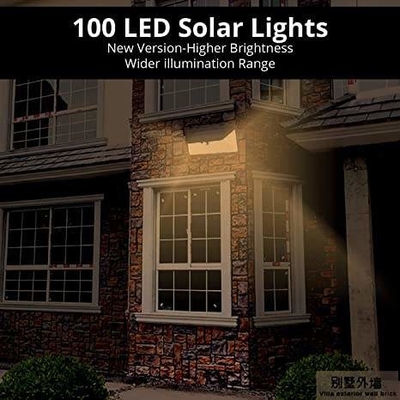 240V Motion Sensor Solar Powered LED Wall Light Wireless Outside Security Wall Lights