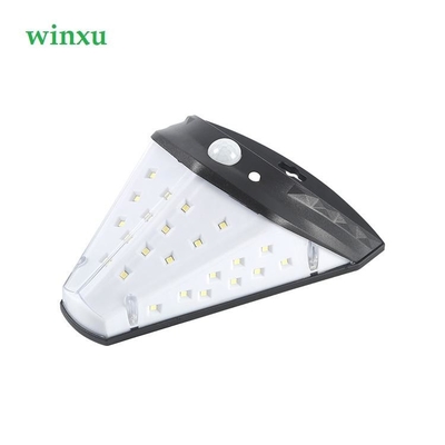 Large Wide Angle 42led Solar Powered LED Wall Light 2700K For Garden Courtyard