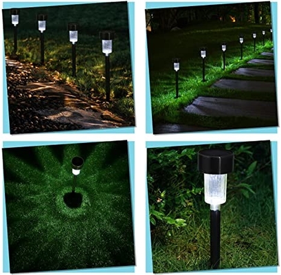 Warm White Outdoor Yard Solar Outdoor Pathway Lighting For Garden Landscape 2V 25mA 0.5W