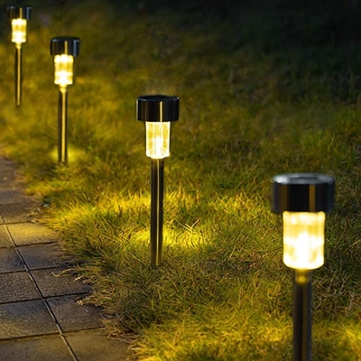 Warm White Outdoor Yard Solar Outdoor Pathway Lighting For Garden Landscape 2V 25mA 0.5W