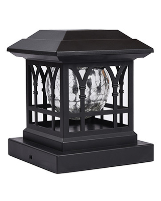 Solar Powered Fence Post Cap Lights Waterproof Square Solar Powered Deck Post Cap Lights