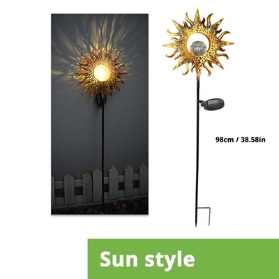 Outdoor Courtyard Solar LED Garden Lights Decoration Moon Sun Stars Waterproof Night Light