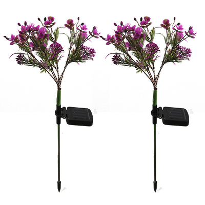Phalaenopsis Solar LED Garden Lights Small Wildflowers Landscape Garden Lawn Light