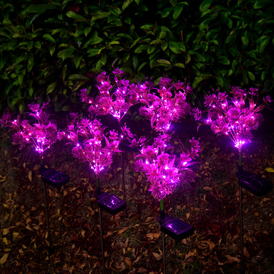 Phalaenopsis Solar LED Garden Lights Small Wildflowers Landscape Garden Lawn Light