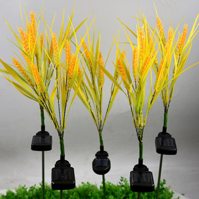 Waterproof Solar LED Garden Lights Outdoor 2700K Led Wheat Light Ra 60