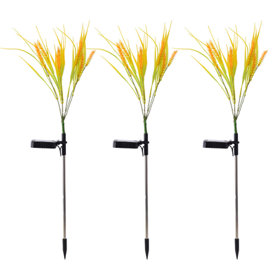 Waterproof Solar LED Garden Lights Outdoor 2700K Led Wheat Light Ra 60