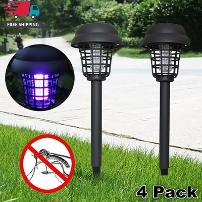 Portable Outdoor Solar Mosquito Killer Lamp 3.7v RoHS 20000h Lifespan