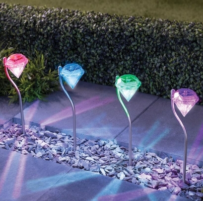 Stainless Steel Spotlight Led Solar Lawn Light 0.5w 60lm/w