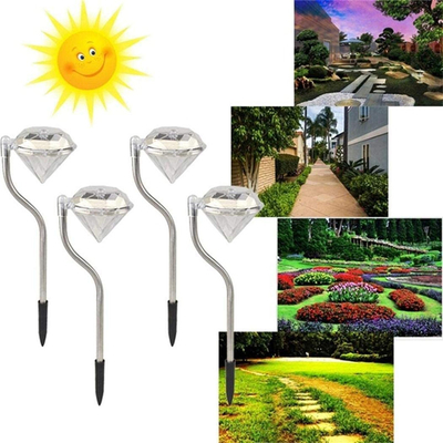 Stainless Steel Spotlight Led Solar Lawn Light 0.5w 60lm/w