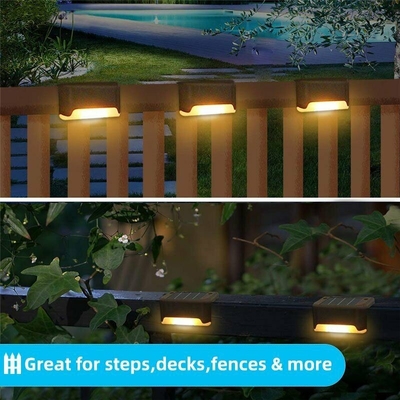 Solar Stairs Waterproof Solar Deck Lights 50lm/W Soft Warm White