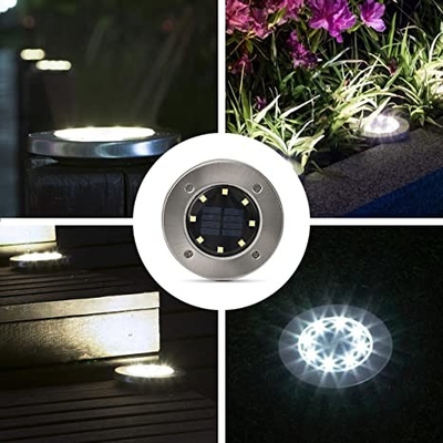 IP67 Solar LED Garden Lights DC 6V 10 LED Solar Led Underground Light