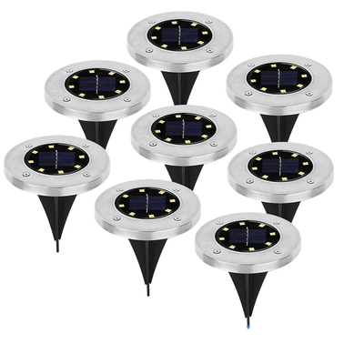 IP67 Solar LED Garden Lights DC 6V 10 LED Solar Led Underground Light