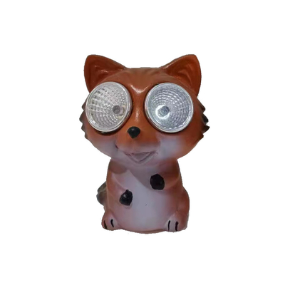 Cute Animal Resin Decorative Solar Light Crafts Model Solar Luminous Lamp Garden Ornament