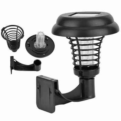Garden Lawn Pest Control MPPT Solar Powered LED Wall Light Bug Zappers