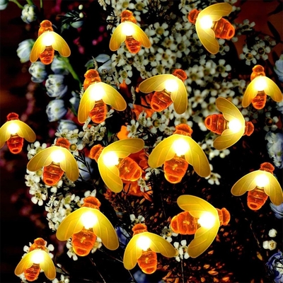 Outdoor Solar Powered LED String Lights Bee Solar Fairy Lights 5M/9M