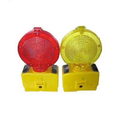 Indicator Hand Held Solar Traffic Warning Light For Roadblock Flashing Lighting