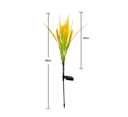 Solar Wheat IP65 Waterproof Garden Light Outdoor Courtyard Lawn Passage Decoration
