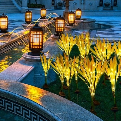Solar Wheat IP65 Waterproof Garden Light Outdoor Courtyard Lawn Passage Decoration