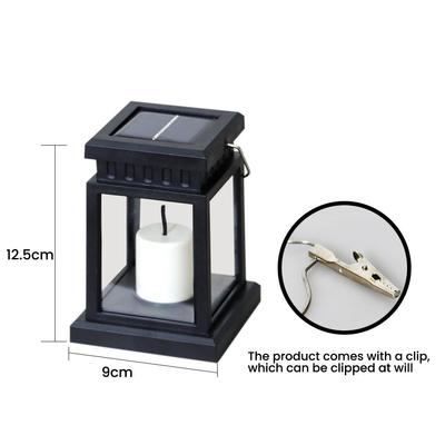 Quick Install Decorative Solar Candle Lights Outdoor Hanging IP65 Warm White