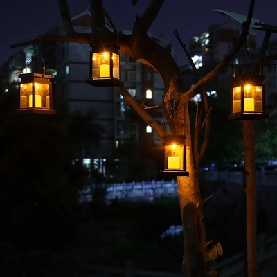 Quick Install Decorative Solar Candle Lights Outdoor Hanging IP65 Warm White