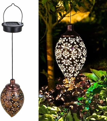 Night IP66 Solar LED Garden Lights Garland Retro Solar Powered Decorative Lanterns 3500K