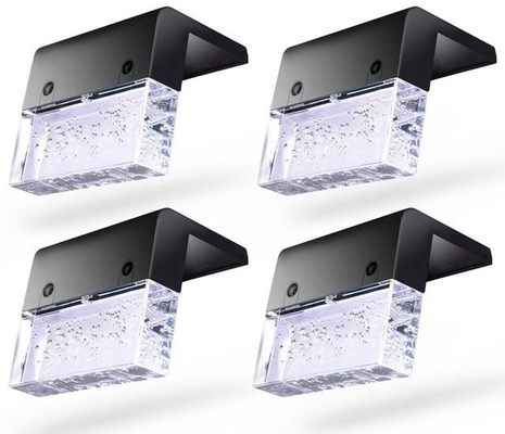 IP65 Warm White Solar Deck Lights Outdoor Stair Fences 2700K Solar Powered Led Deck Lights