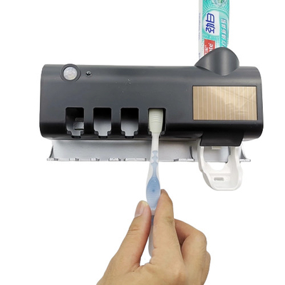 Sterilization Wireless Wall Mount UV Toothbrush Holder With Brush Cup Holder