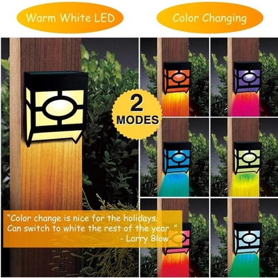 Fence Waterproof Wall Mounted Solar Garden Lights 2700K Night Lights