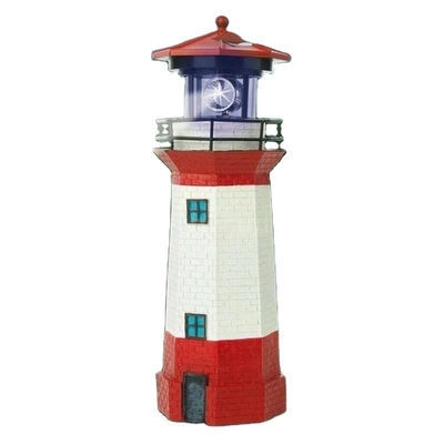 Figurine LED Solar Gift Light Garden Fence Solar Powered Lighthouse Light 1.2V