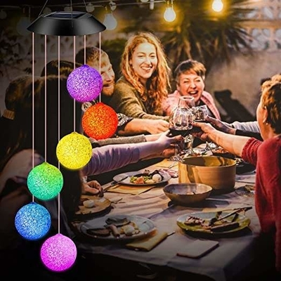 Garden 1.2v Solar Gift Lights Solar Wind Chimes Garden Outdoor Decoration