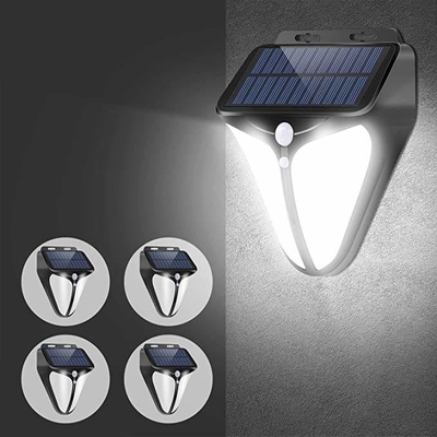 DC6V Yard Garage Wireless Solar Powered LED Wall Light 6000K With 3 Selectable Modes