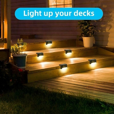 Warm white SMD Solar Led Stair Light Waterproof Step Led Solar Deck Light 10LM