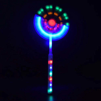 Flash Dinosaur Glow Stick Windmill Solar Gift Light Double Head Toy