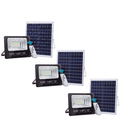 Super Bright IP 67 Waterproof Solar LED Flood Lights For Road 3.860 kg 50w 25w 200 watt