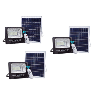100 Watt 120w Cool White Solar LED Flood Lights Super Bright IP67 With Solar Panel