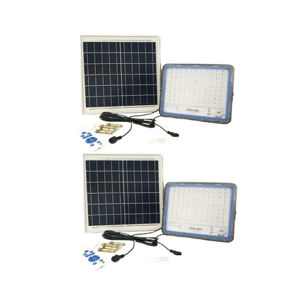 Waterproof IP67 Solar LED Flood Lights White Light 360LED 6500K Timing Mode 3h / 5h / 8h