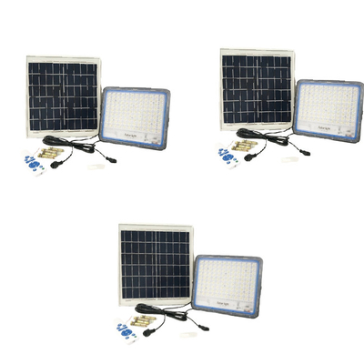 360LED 6500K 100 Watts 200 Watt Outdoor Solar Floodlight Waterproof IP67