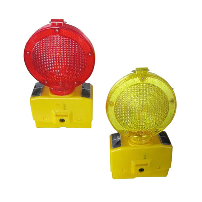 High Brightness Safety Beacon Solar Powered Traffic Lights Waterproof