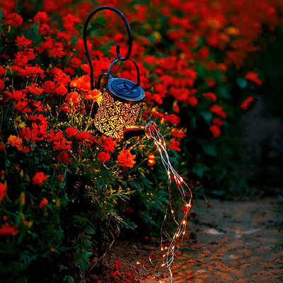 Sprinkling Solar Powered Fairy Lights Waterproof Shower Outdoor Lantern Light