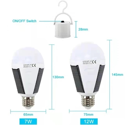 Portable Solar Emergency Lights USB Rechargeable For Power Outage Failure Camping Hiking